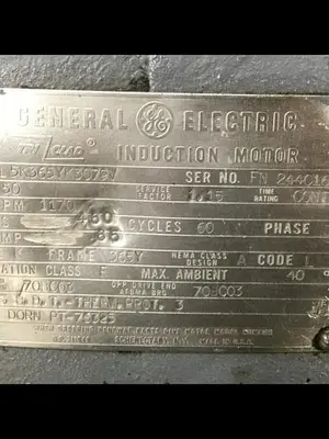 USED GENERAL ELECTRIC 5K365YK3079V
