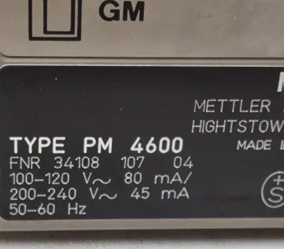 USED METTLER TOLEDO PM 4600