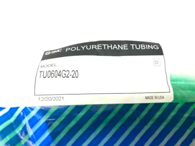 NEW SMC POLYURETHANE TUBING 6MM, GREEN
