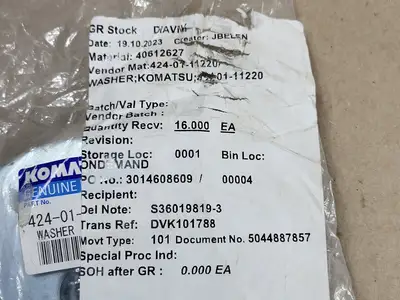 Washer 424-01-11220