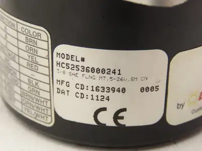 Dynapar HC52536000241 3/8" Shaft Flange Mount Incremental Encoder