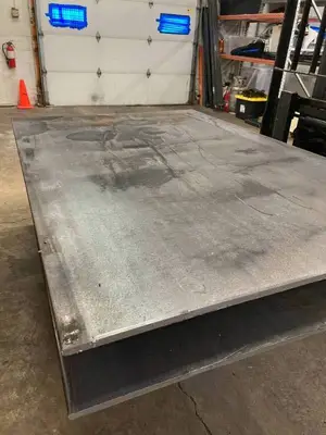 Steel Plate (5ft x 8ft, 0.75 inches thick)
