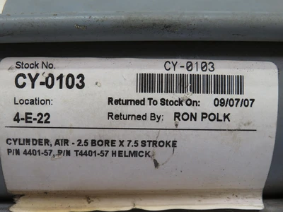 Used UNITED _UNKNOWN_ Pneumatic Cylinders | OCO Industrial #1590034