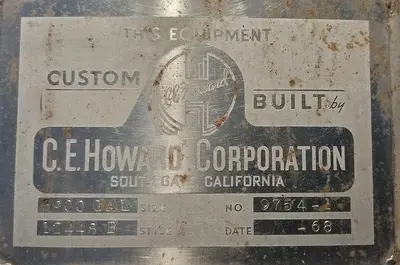 USED CE HOWARD STAINLESS 12448 B