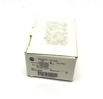 USED ALLEN-BRADLEY SER. A CONTROL RELAY 2 C/O (DPDT) 8A 6VDC
