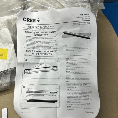 NEW Cree WS4MBK