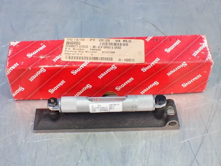 Used STARRETT 986 Machinist Levels Ohio US | HGR 24 #1187190
