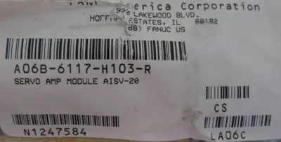 NEW FANUC A06B-6117-H103 SERVO AMP MODULE A06B6117H103R