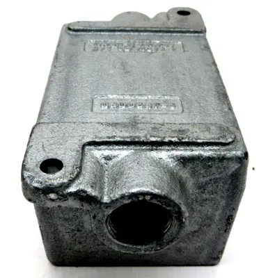 NEW EATON CROUSE-HINDS EDSC271 SINGLE GANG DEVICE BODY