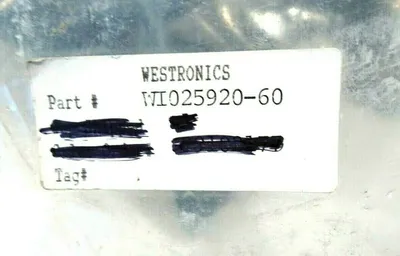 NEW WESTRONICS WI025920-60 SERVO DRIVE AMPLIFIER MODULE WI02592060