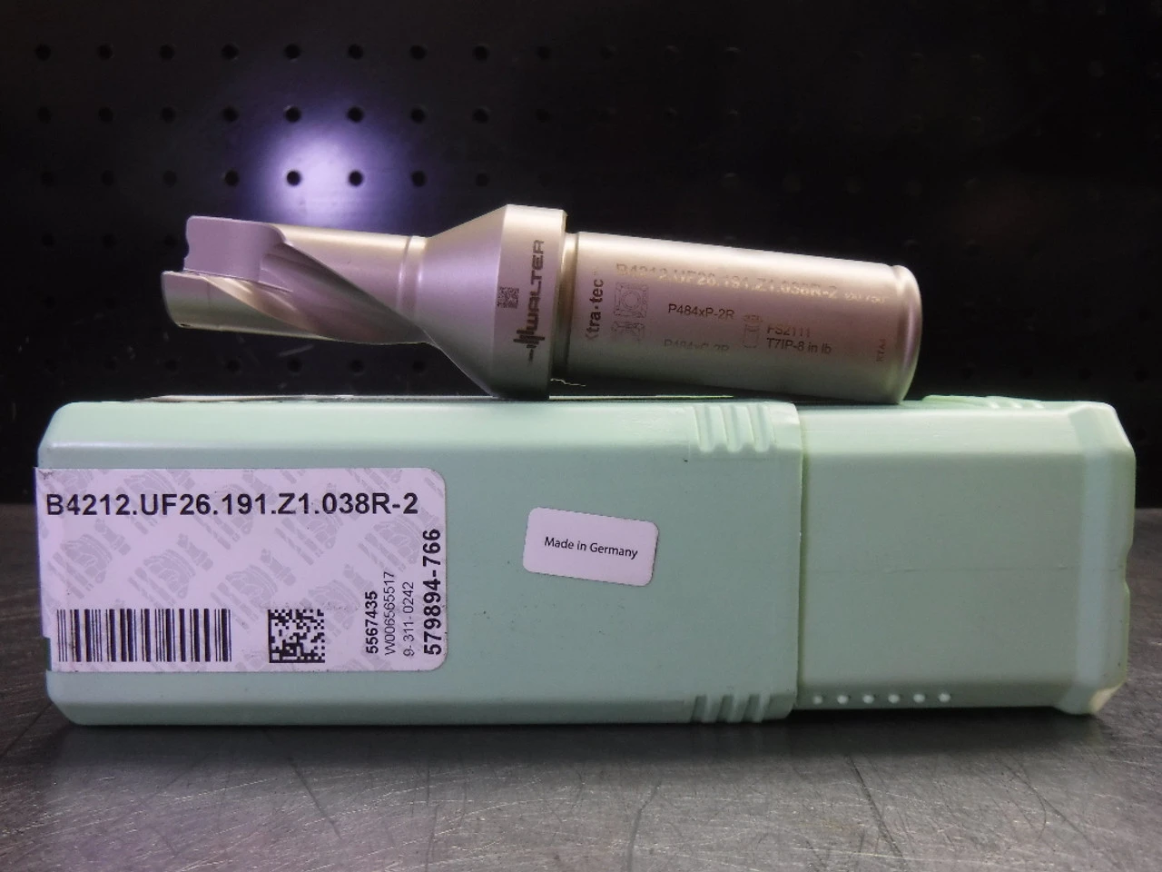 Walter 3/4" Indexable Drill 1" Shank B4212.UF26.191.Z1.038R-2 (LOC1831A)