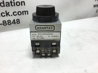 AGASTAT Pneumatic Time Delay Timing Relay E7012PBC2029004 .5-5 SECs