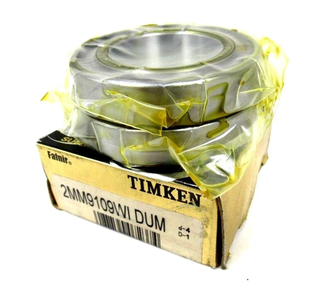 NEW TIMKEN 2MM9109WI DUM SUPER PRECISION BEARING SET 2MM9109WIDUM