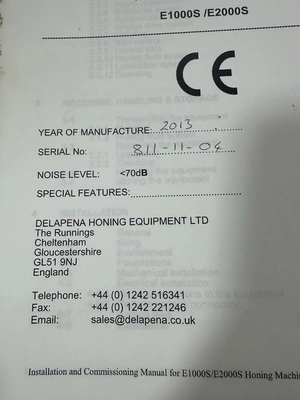 2013 DELAPENA E1000S Honing Machines | Charter Auctions (28)