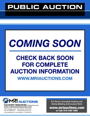 Late Model High Tech Mazak & Haas Liquidation - Machines As New As 2021