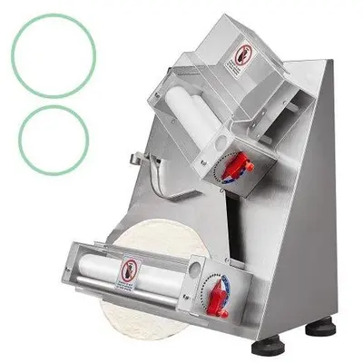 Pizza Dough Roller Sheeter, 3-12 Inch Automatic Commercial Pizza Press