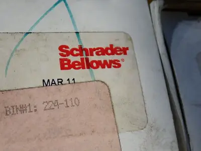USED SCHRADER BELLOWS A63210110