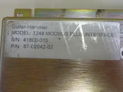 USED CUTLER HAMMER 1248 MODBUS PLUS INTERFACE
