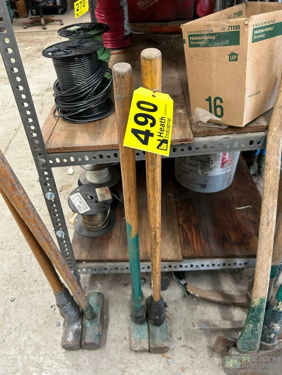 Used _UNKNOWN_ (2) SLEDGE HAMMERS Hammers Illinois US | Heath Industrial Auction Services #1379974