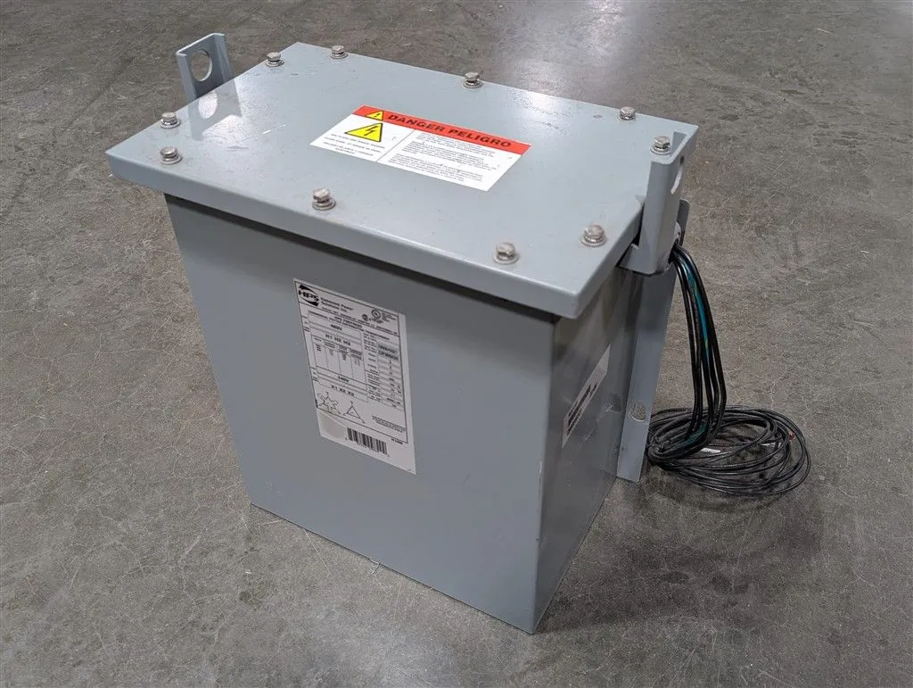 6 kVA Hammond C3F006KDS HPS Fortress Potted Distribution Transformer Used