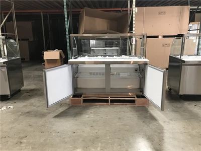 171-0219 Self Contained Cold Table Buffet Hot Plate Display