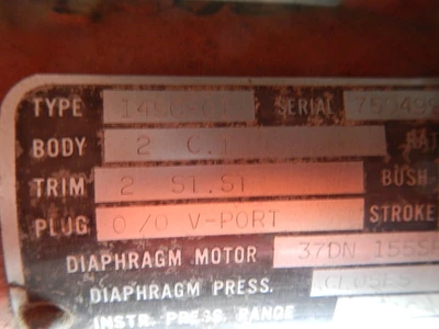 Kieley & Mueller 2" 125 Rating, Cast Iron Flanged Control Valve