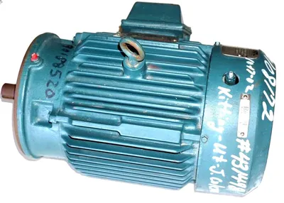USED RELIANCE ELECTRIC P1861176-34-G6-XE MOTOR 460V 3PH 1750RPM 6.10A P1861176A