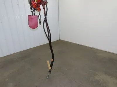 Chicago Pneumatic 1/4 Ton 500Lb Power Vane Air Chain Hoist 10' Lift w/Pendant