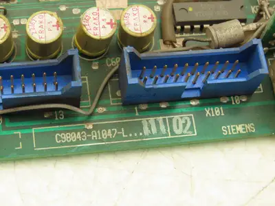 Siemens C98043-A1047-L Printed Circuit Control Board Slot Rack PCB