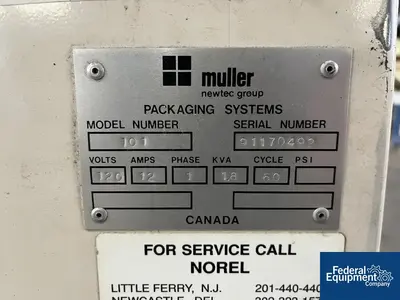 USED Muller Muller 101 Semi-Automated In Floor Pallet Wrapper