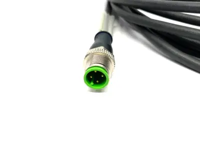 USED MURRELEKTRONIK EOL CORDSET M12 MALE 0° TO FEMALE 0° A-COD.