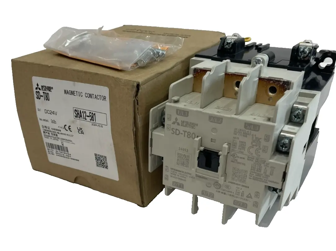 NEW MITSUBSHI ELECTRIC SD-T80 DC24V 2A2B MAGNETIC CONTACTOR SDT80