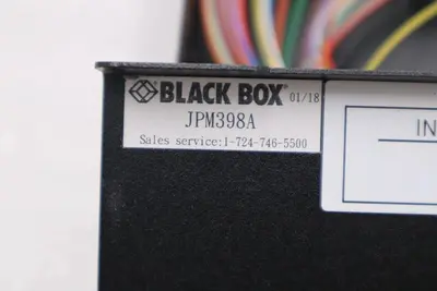 Black Box JPM398A JPM39 Series DIN Rail Mini Fiber Enclosure STOCK K-1121-A