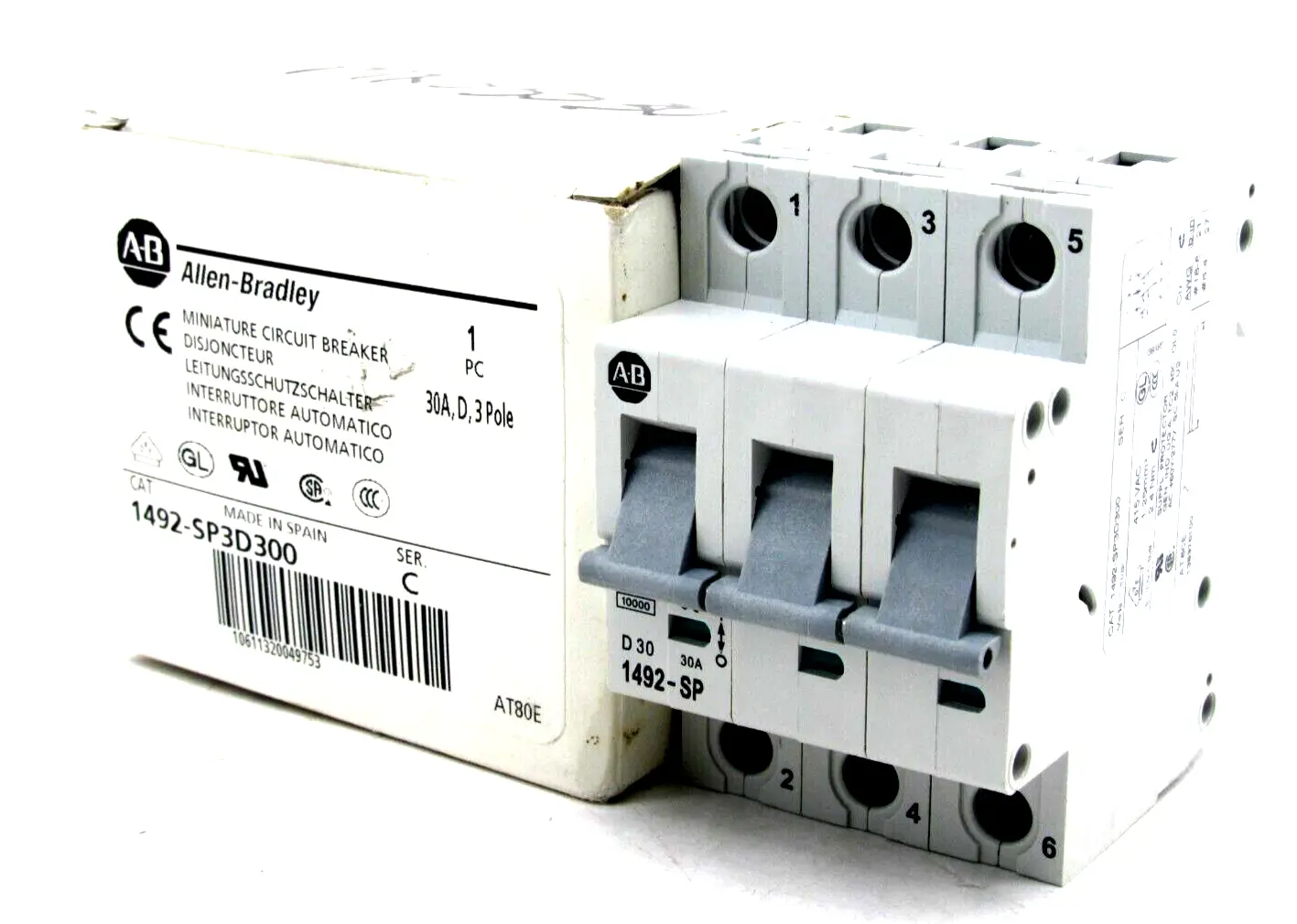 ALLEN BRADLEY 1492-SP3D-300 CIRCUIT BREAKER 1492SP3D300 NEW SURPLUS