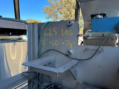 Hopper, Diverter, S/st, Dual Lane, Unused #S744558