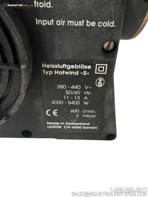 Used LEISTER TYP HOTWIND Heat Guns Kentucky US | Industrial Parts R Us Inc. #1406964