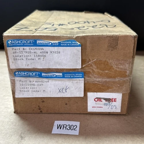 NEW Ashcroft CKG5AHA AAHS24X