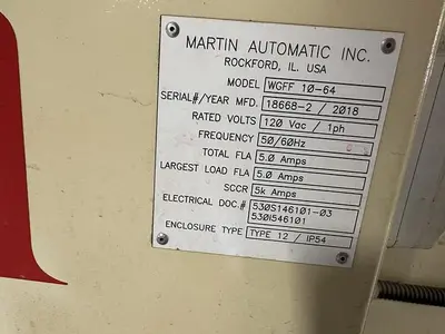 USED 2018 MARTIN AUTOMATIC WGFF 10-64