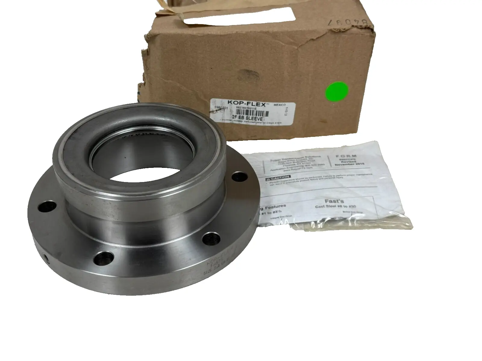 NEW KOP-FLEX 2F EB SLEEVE COUPLING SLEEVE 3" BORE
