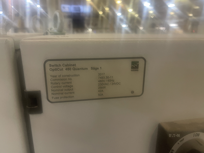 Weinig Optisaw System with Luxscan Combiscan and 3 Opticut 450 Quantum