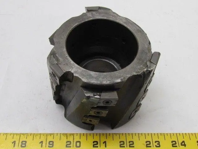 4" Dia. x 3" High Indexable Face Mill Milling Cutter 1 1/2" Arbor 21 Inserts