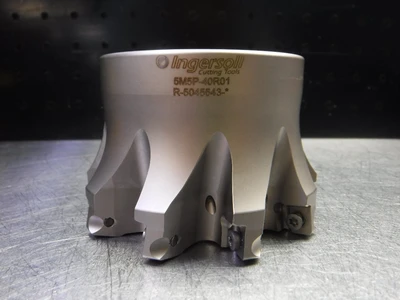 Ingersoll HiQuad 4" Indexable Hi-Feed Facemill 1.5" Arbor 5M5P-40R01 (LOC1842B)