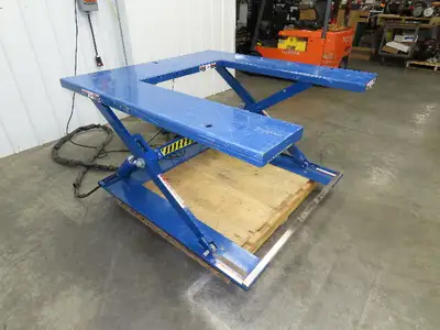Vestil EHU-2 U-Shape Electric Scissor Lift Table 2000LB 56x53" 115V 1Ph 30" H