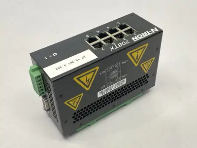 USED N-TRON FULLY MANAGED INDUSTRIAL ETHERNET SWITCH WITH 8 PORTS 10/100BASET
