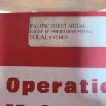USED CINCINNATI 600PF16 PROFORM