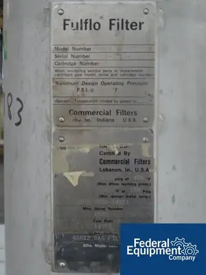 USED Fulflo 8" FULFLO BASKET FILTER, S/S, 150#
