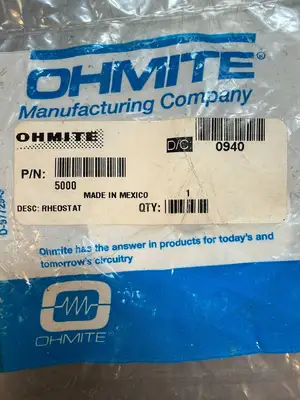 Ohmite Rheostat Dial 5000 (7.3.2)