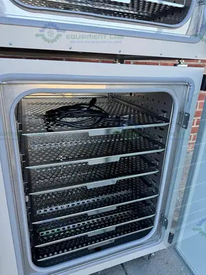 USED CARON 7002-10-1 DOUBLE STACK HEATED INCUBATOR, 10 CU. FT, 70ºC, 115 VAC
