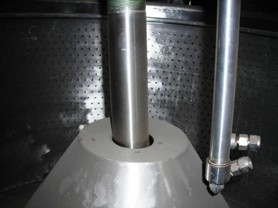Ketema Mark III 48 x 24 perforate basket centrifuge, 316SS.