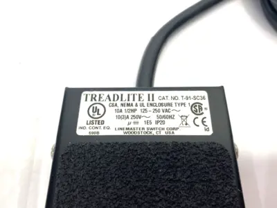 New | in-Stock LINEMASTER TREADLITE II Foot Operated Switch Pedal, Dymax 36051 Switch Parts Michigan US | Maverick Industrial Sales #1392631